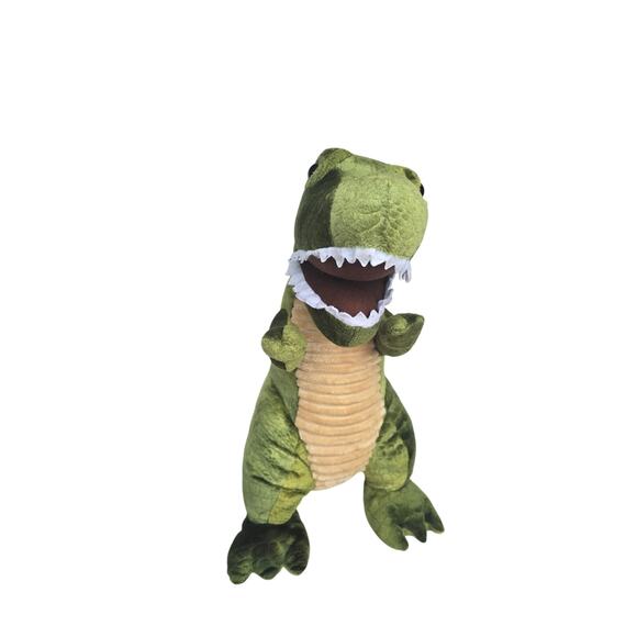 Tom’s Toy International Plush T-Rex Dinosaur Stuffed Animal 18” Green - Picture 1 of 4
